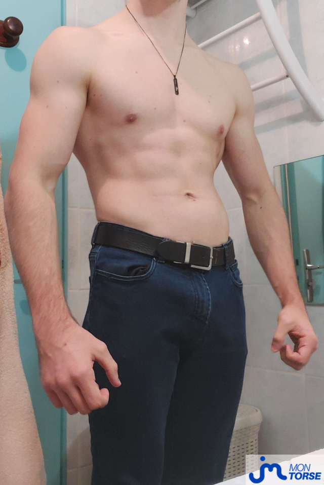 Photos de torses : Mon corp avant la prise de masse